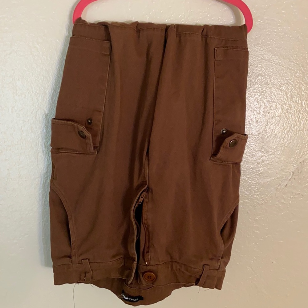 Brown cargo Fashion Nova jeans